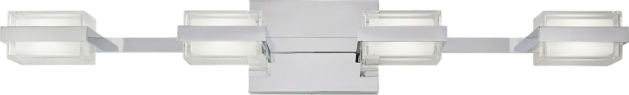 Kamden 4-Light Bath Chrome LED 3000K 90 CRI 277V