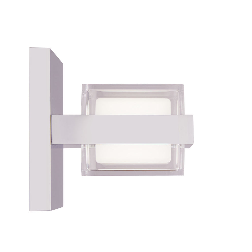 Kamden 1-Light Wall/Bath Chrome LED 90 CRI 3000K 120V