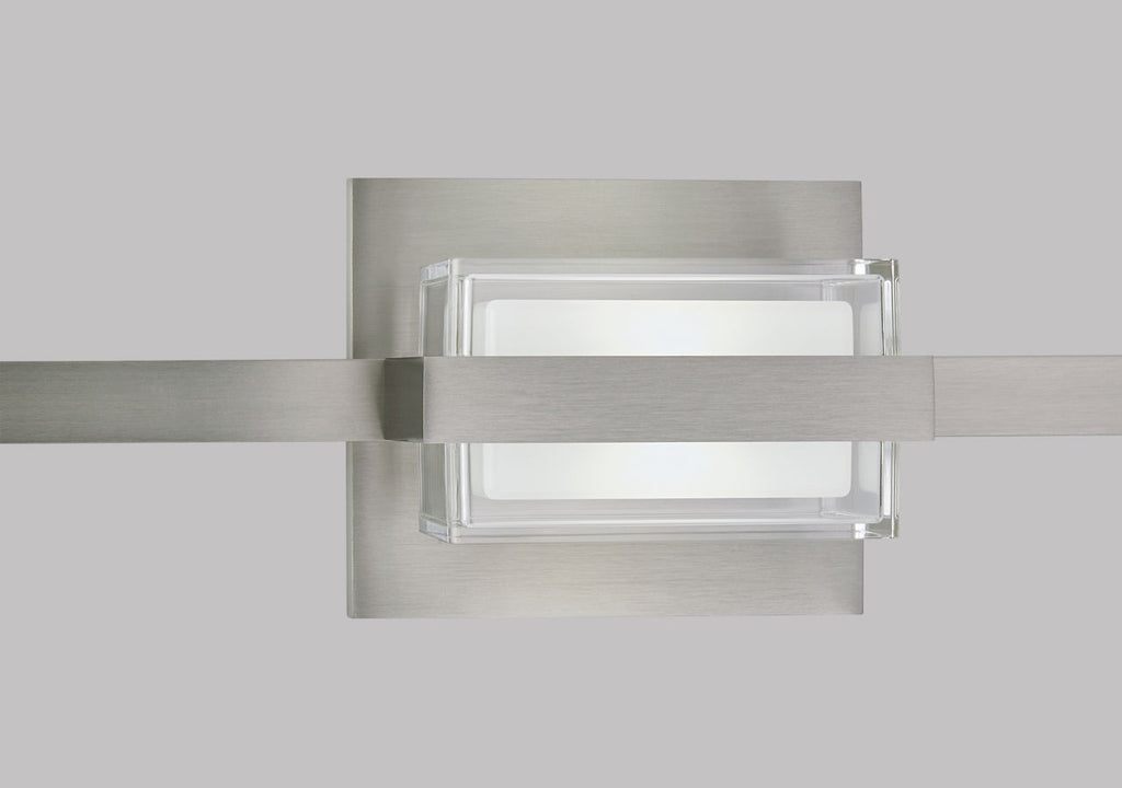 Kamden 3-Light Bath 3 Shallow Satin Nickel LED 90 CRI 3000K 120V