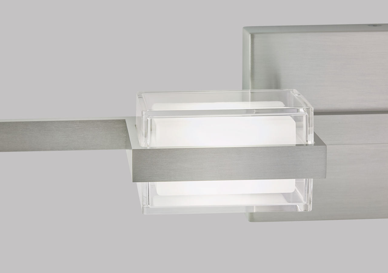 Kamden 4-Light Bath Satin Nickel LED 3000K 90 CRI 277V