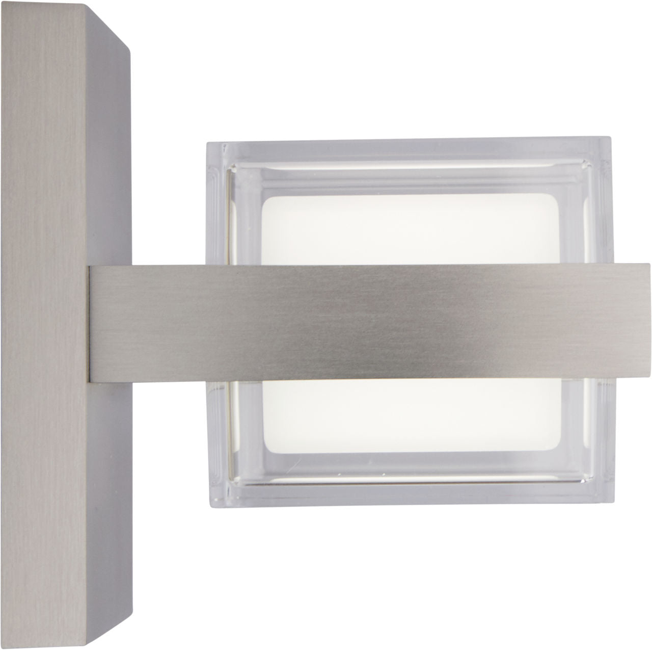 Kamden 1-Light Wall/Bath Satin Nickel LED 90 CRI 3000K 120V