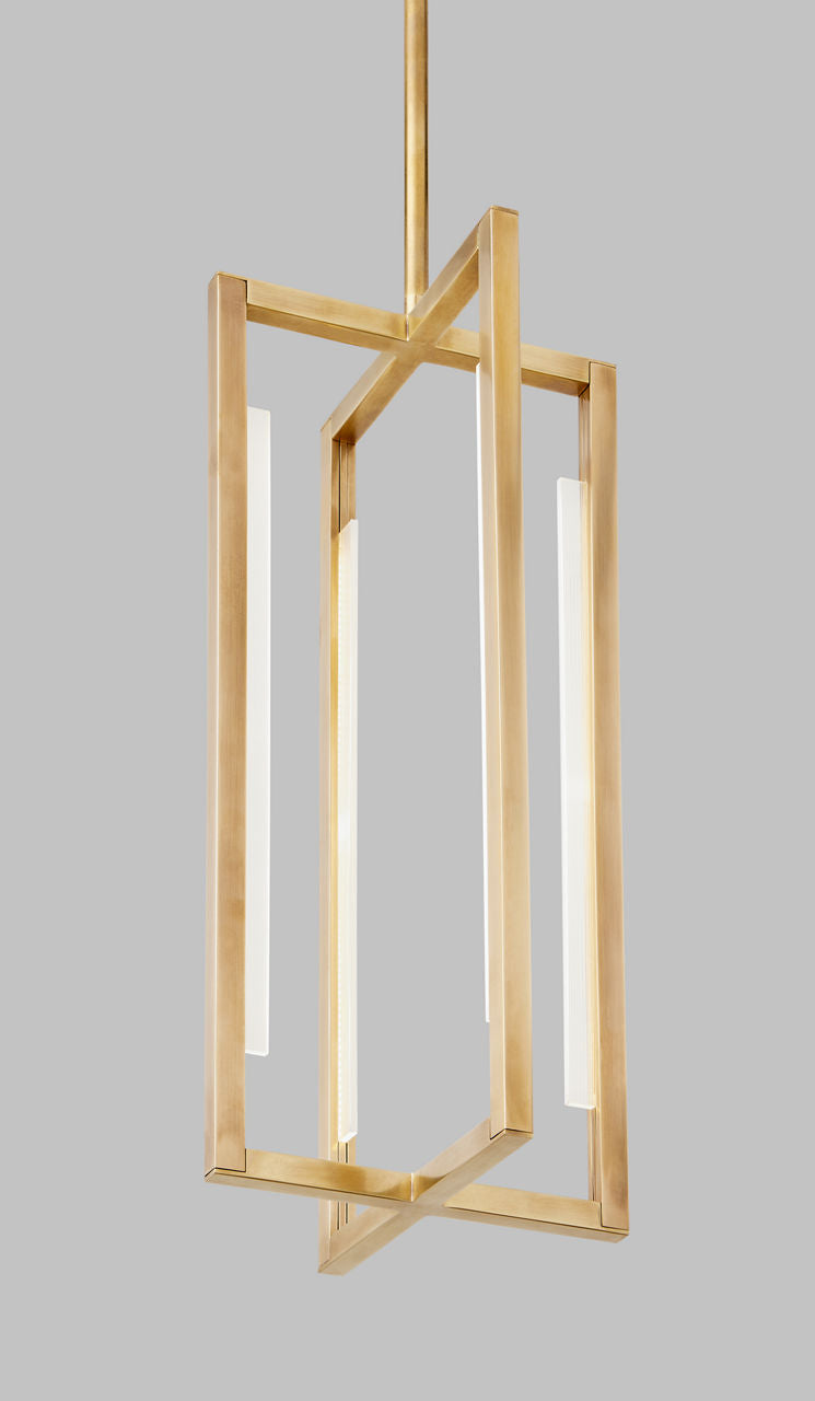 Kenway 18 Pendant 18 Natural Brass 3000K 90 CRI integrated led 90 cri 3000k 120v-277 unv