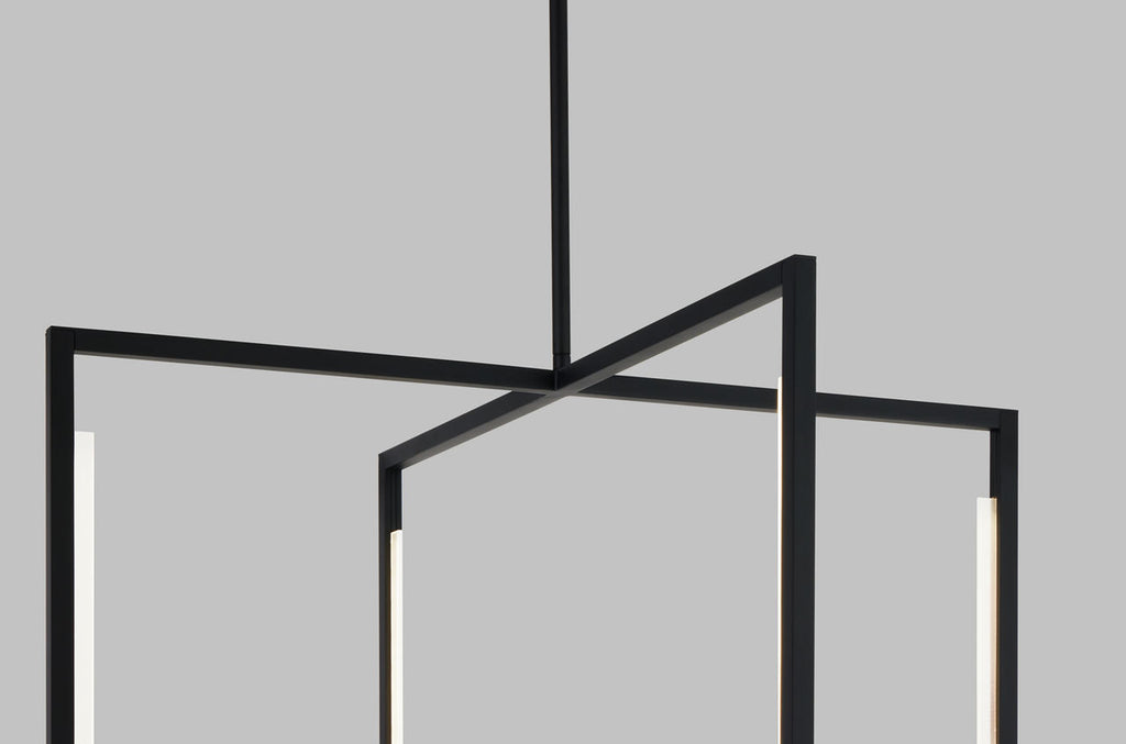 Kenway 42 Pendant 42" Nightshade Black 3000K 90 CRI integrated led 90 cri 3000k 120v-277v unv