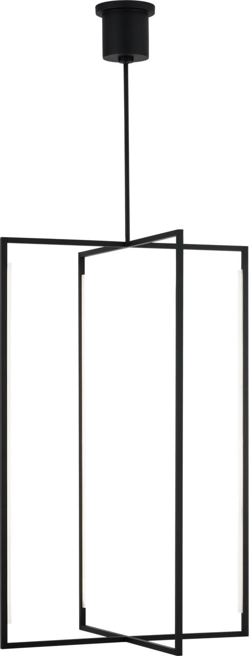 Kenway 42 Pendant 42" Nightshade Black 3000K 90 CRI integrated led 90 cri 3000k 120v-277v unv