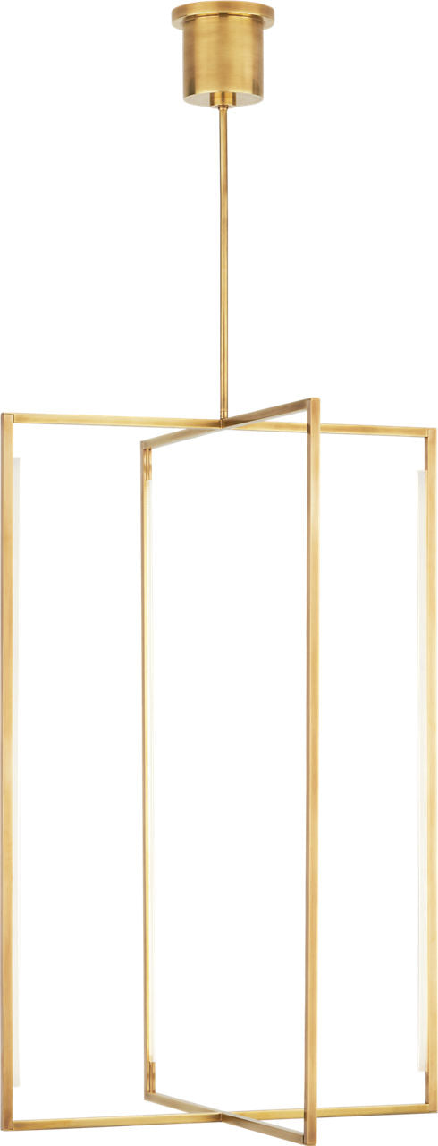 Kenway 42 Pendant 42" Natural Brass Integrated LED 90 CRI 3000K 120-277V