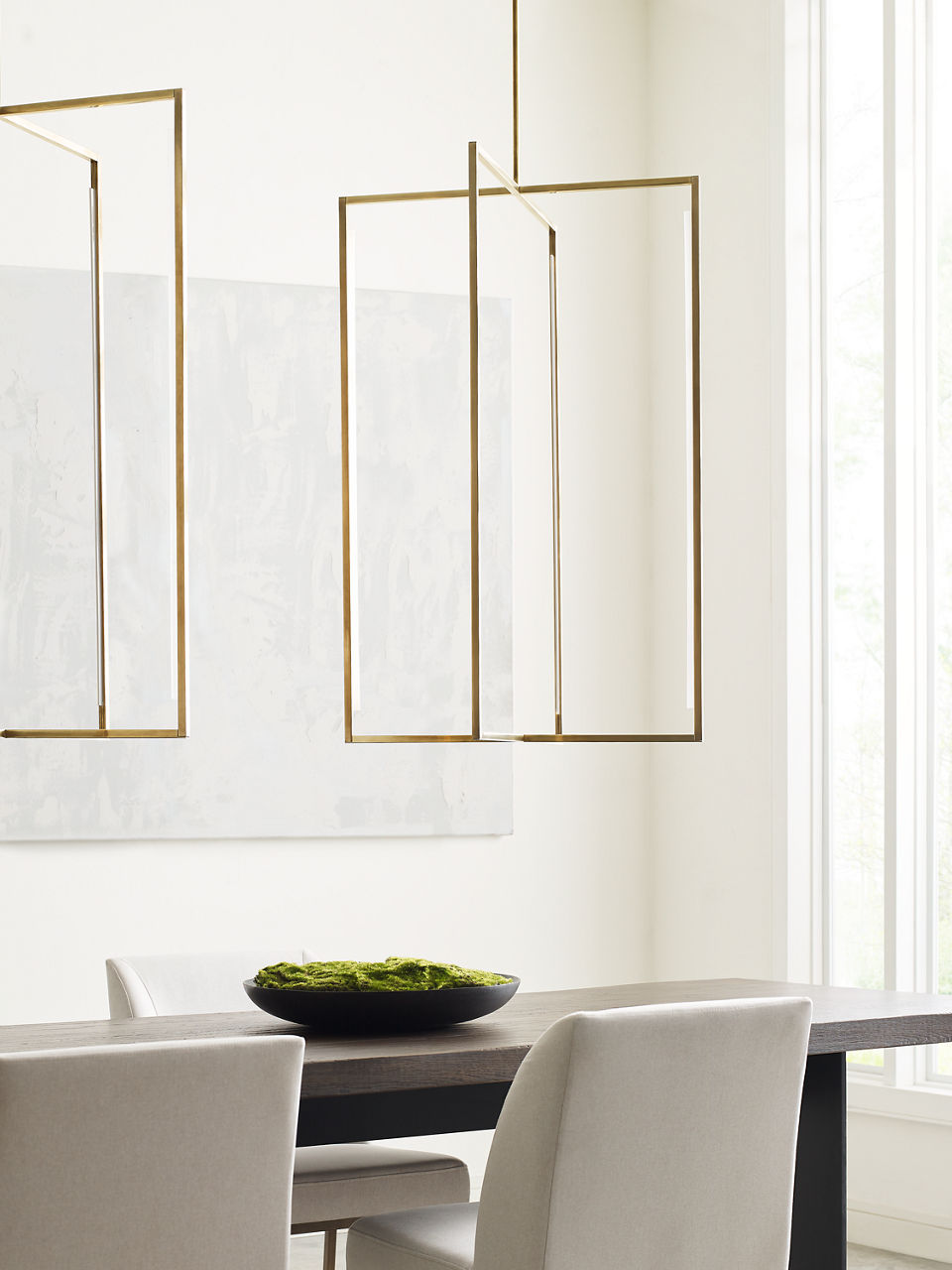 Kenway 42 Pendant 42" Natural Brass Integrated LED 90 CRI 3000K 120-277V