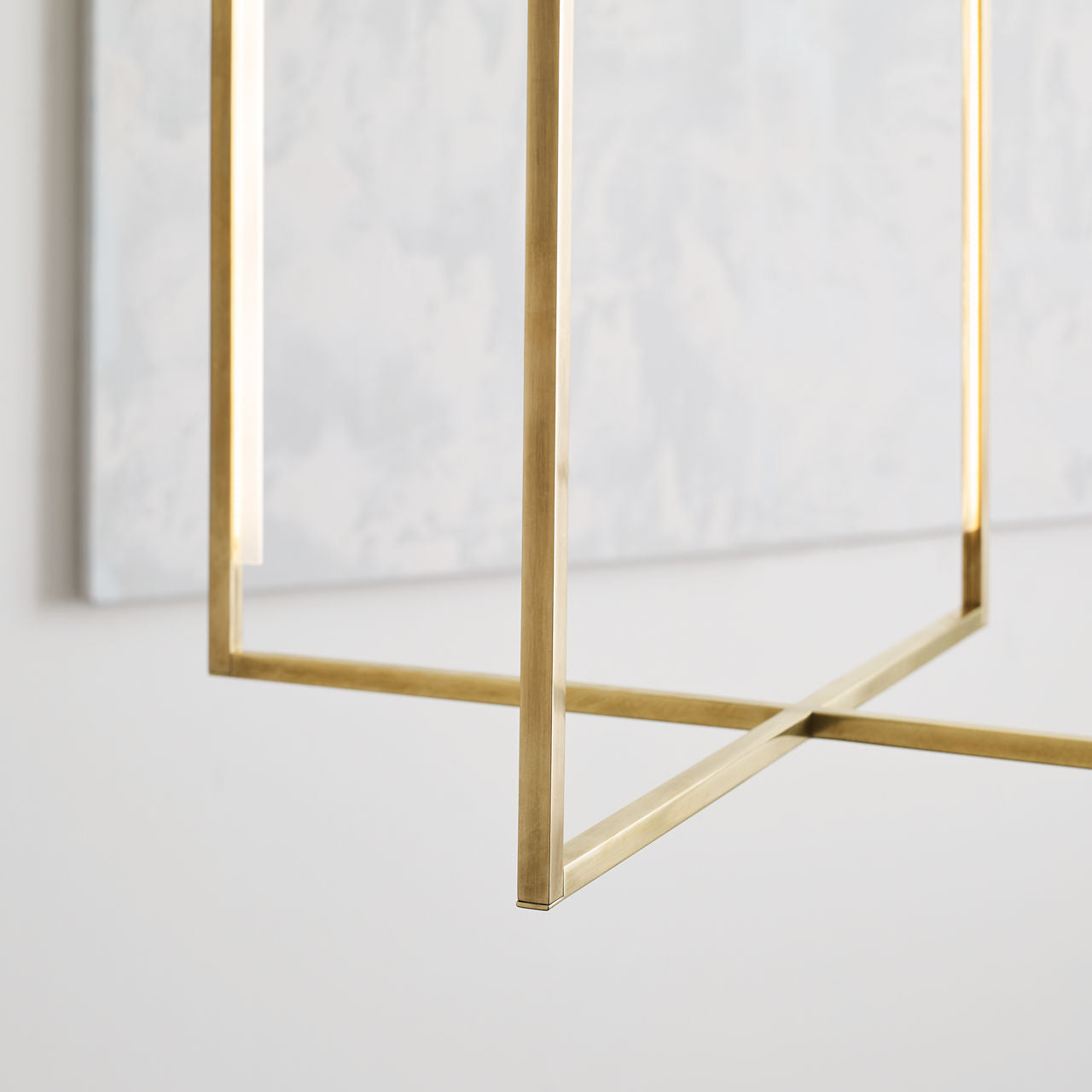 Kenway 42 Pendant 42" Natural Brass Integrated LED 90 CRI 3000K 120-277V