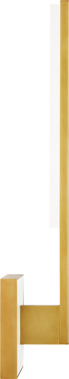 Klee 20 Wall Natural Brass/White marble Integrated LED 90 CRI 3000K 120V