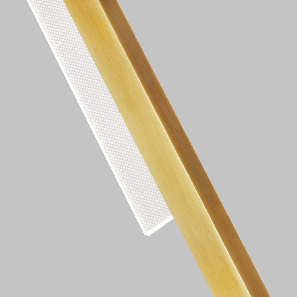 Klee 30 Wall Natural Brass/White marble Integrated LED 90 CRI 3000K 120V