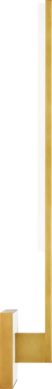 Klee 30 Wall Natural Brass/White marble Integrated LED 90 CRI 3000K 120V