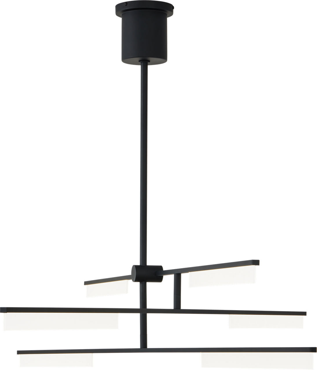 Klee 6-Light Chandelier 6-Light Chandelier Nightshade Black LED 90 CRI 3000K 120V