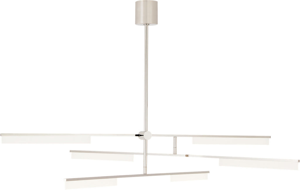 Klee 6-Light Chandelier 6-Light Chandelier polished nickel 3000K 90 CRI integrated led 90 cri 3000k 120v