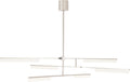 Klee 6-Light Chandelier 6-Light Chandelier polished nickel 3000K 90 CRI integrated led 90 cri 3000k 120v