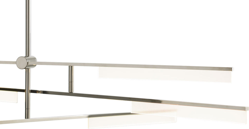 Klee 6-Light Chandelier 6-Light Chandelier polished nickel 3000K 90 CRI integrated led 90 cri 3000k 120v