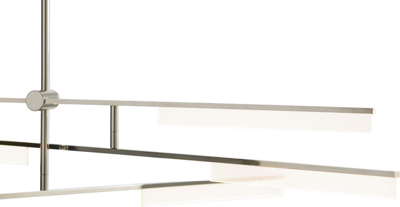Klee 6-Light Chandelier 6-Light Chandelier polished nickel 3000K 90 CRI integrated led 90 cri 3000k 120v
