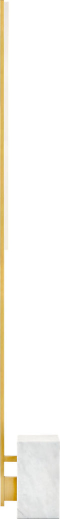 Klee 70 Floor Lamp Natural Brass/White marble 2700K 90 CRI integrated led 90 cri 2700k 120v-240v