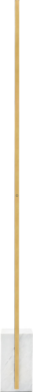 Klee 70 Floor Lamp Natural Brass/White marble 2700K 90 CRI integrated led 90 cri 2700k 120v-240v