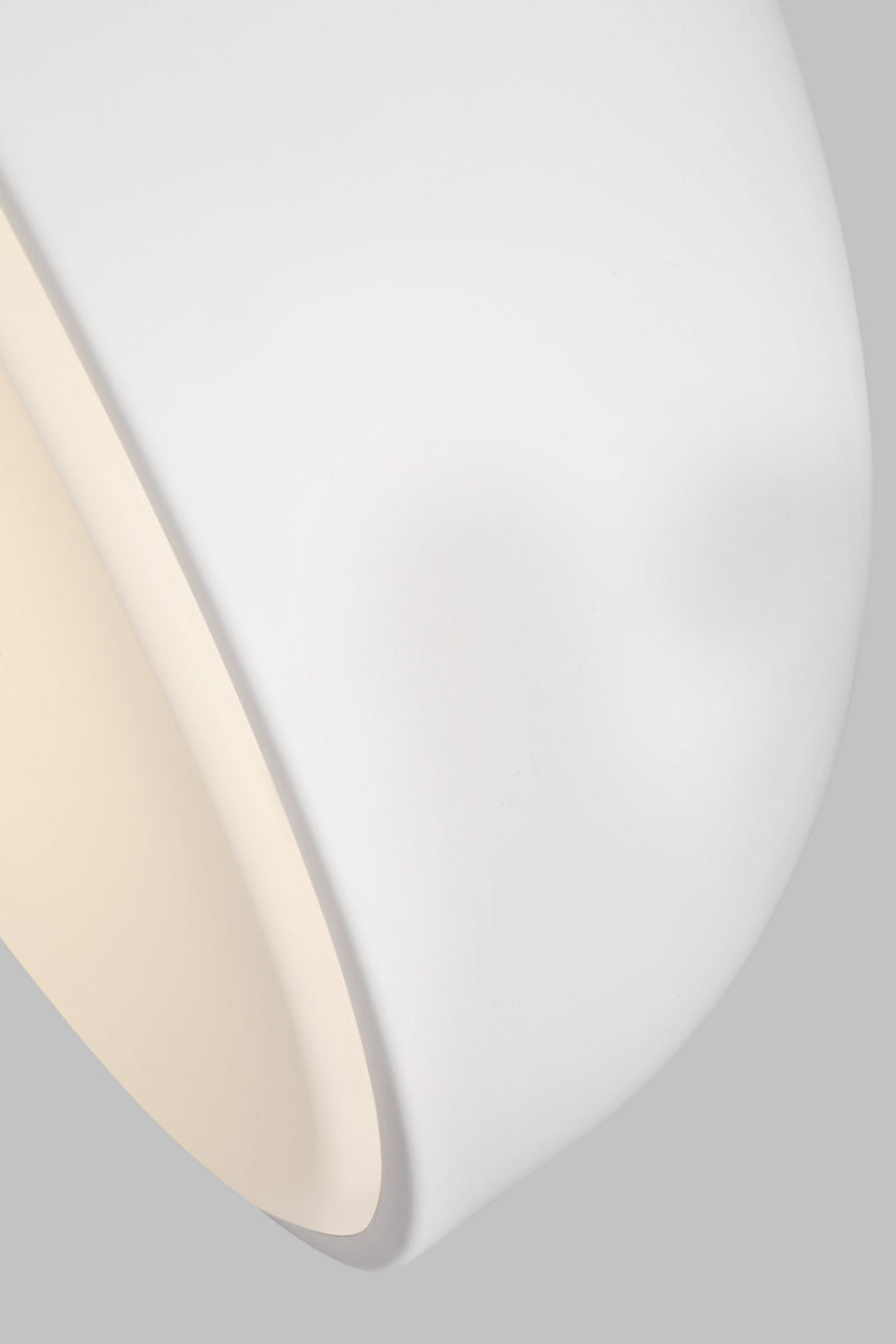Kosa 13 Flush Mount matte White 3000K 90 CRI integrated led 90 cri 3000k 277v