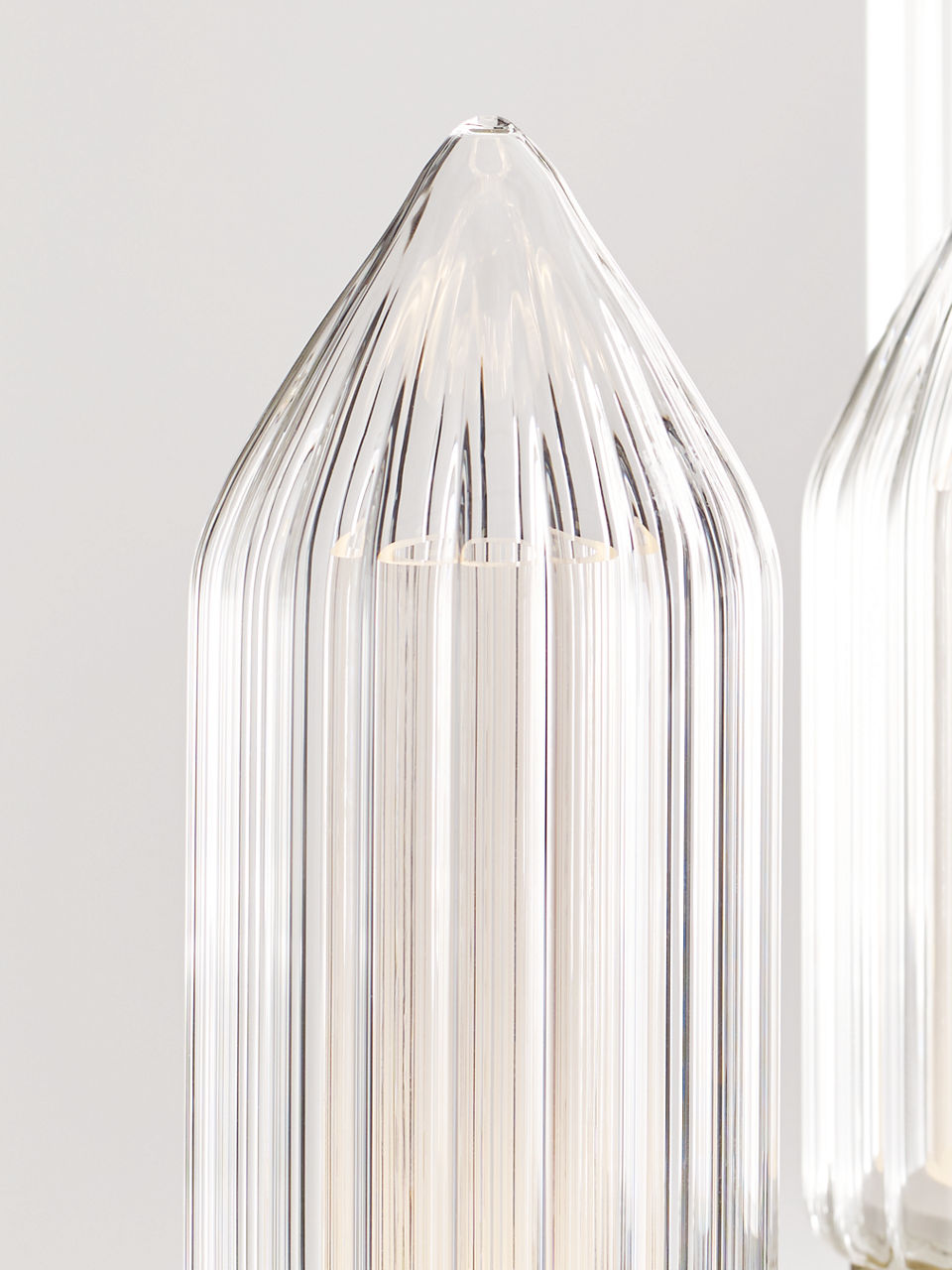 Langston Medium Chandelier Plated Brass LED 2700K 90 CRI 120-277V