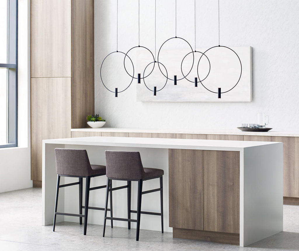 Layla Mini Large Pendant | Nightshade Black | Aluminum FreeJack Bulb(s) Included