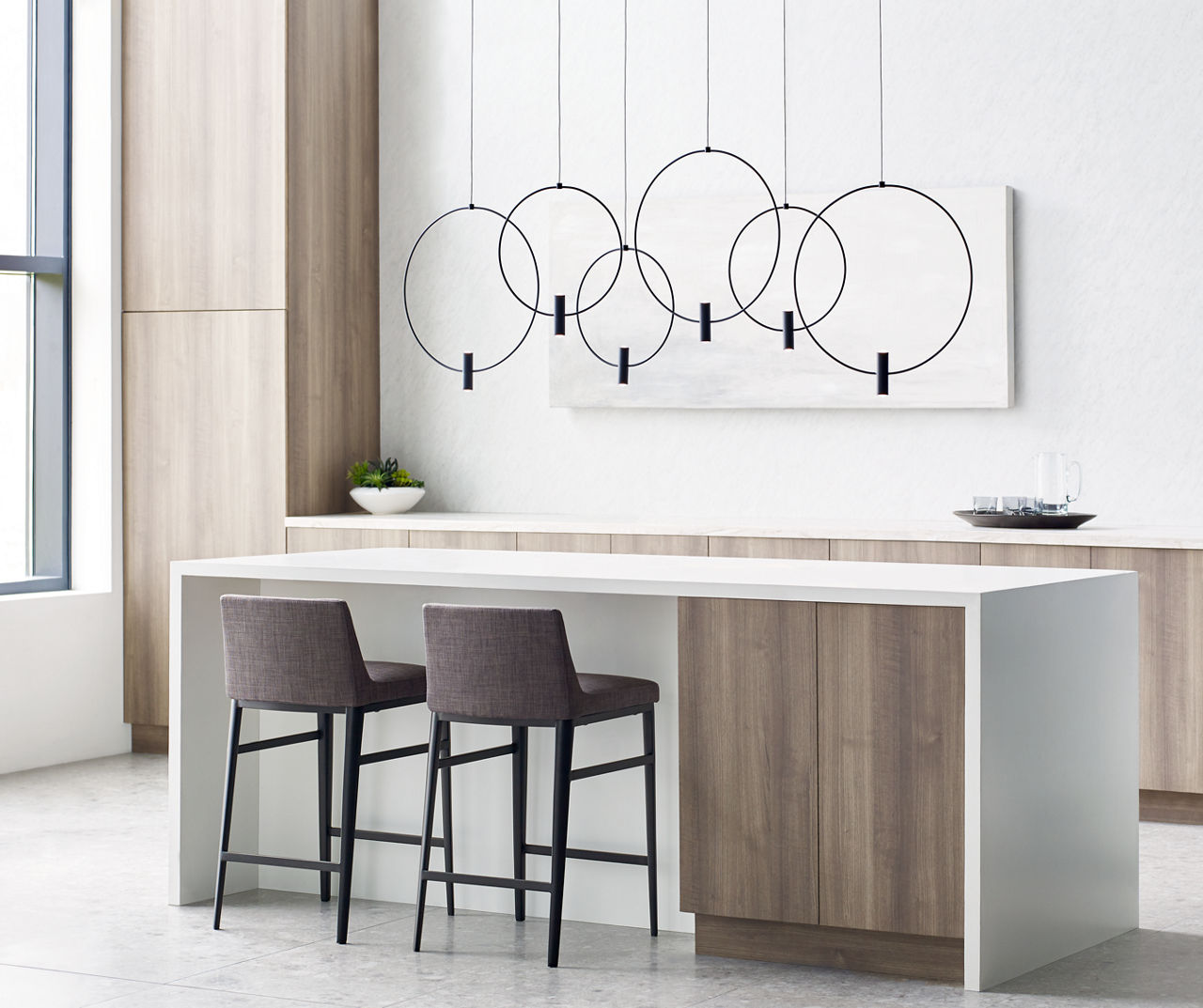 Layla Mini Large Pendant | Nightshade Black | Aluminum FreeJack Bulb(s) Included