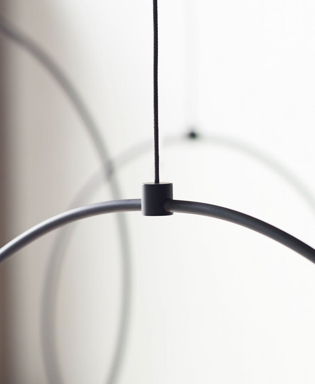Layla Mini Large Pendant | Nightshade Black | Aluminum FreeJack Bulb(s) Included