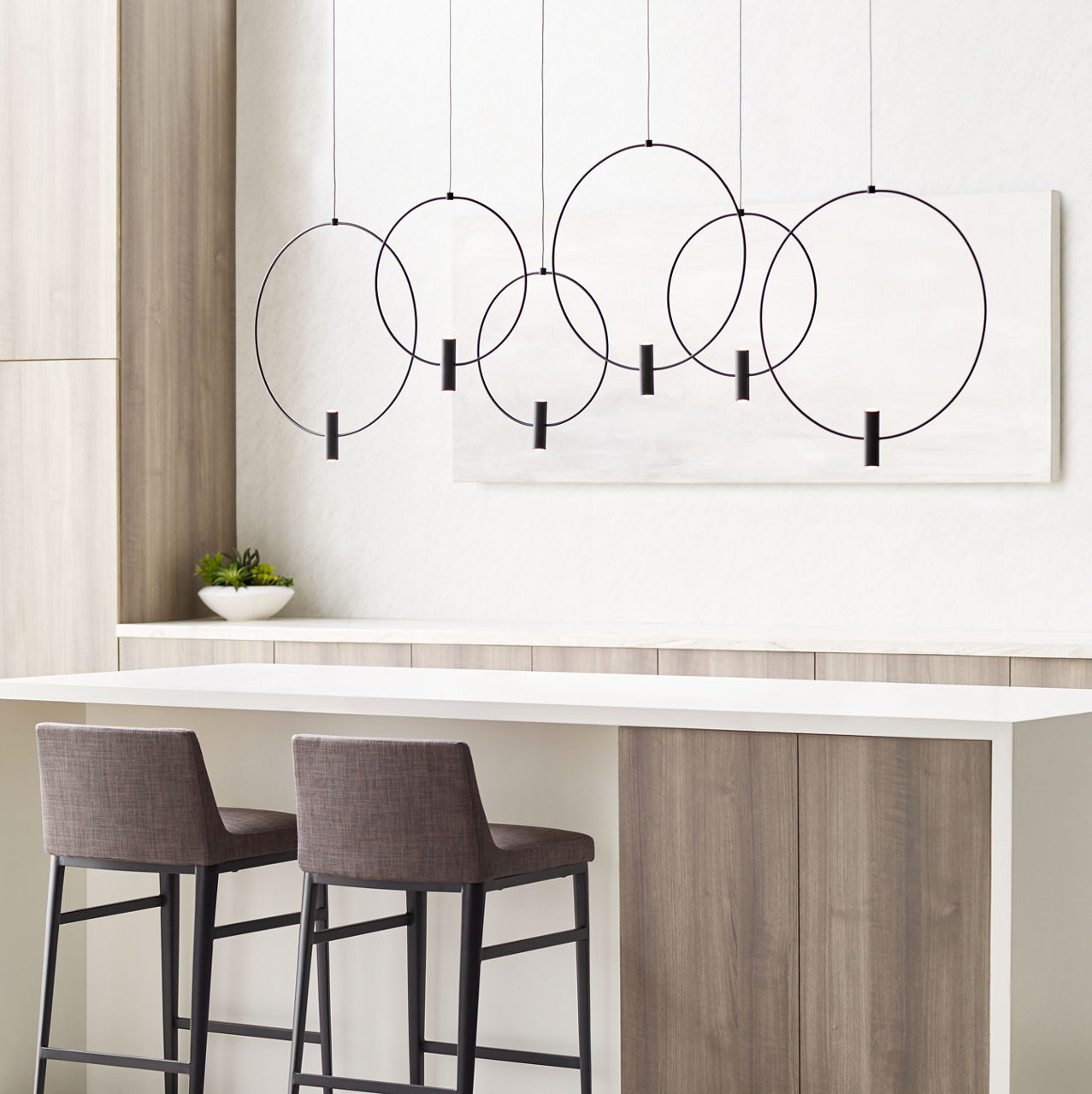 Mini Layla 13 Pendant | Nightshade Black | Aluminum Monopoint Bulb(s) Included