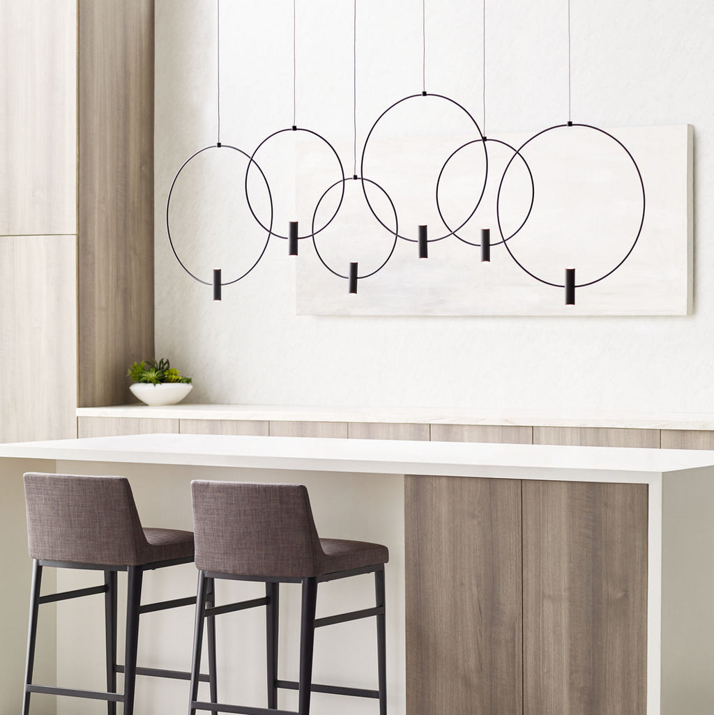Layla Mini Large Pendant | Nightshade Black | Aluminum FreeJack Bulb(s) Included