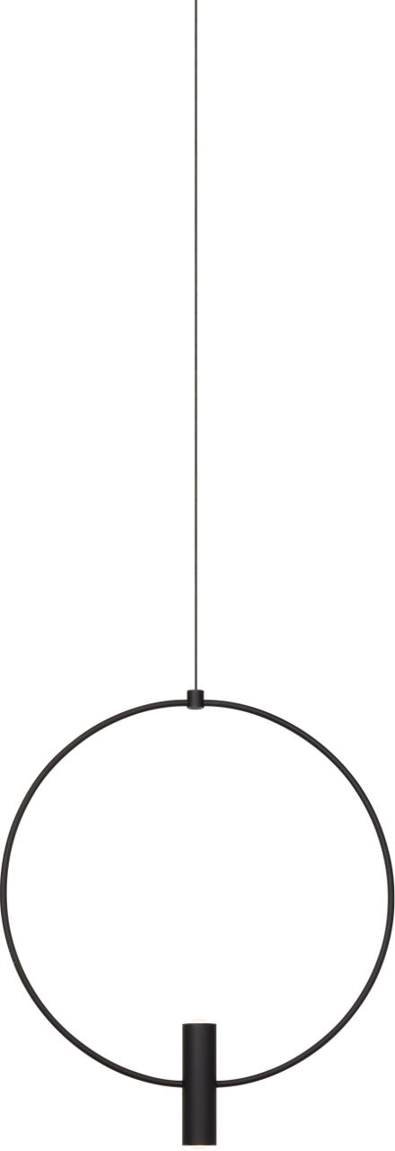 Mini Layla 13 Pendant | Nightshade Black | Aluminum FreeJack Bulb(s) Included