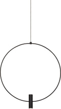 Layla Mini Large Pendant | Nightshade Black | Aluminum FreeJack Bulb(s) Included
