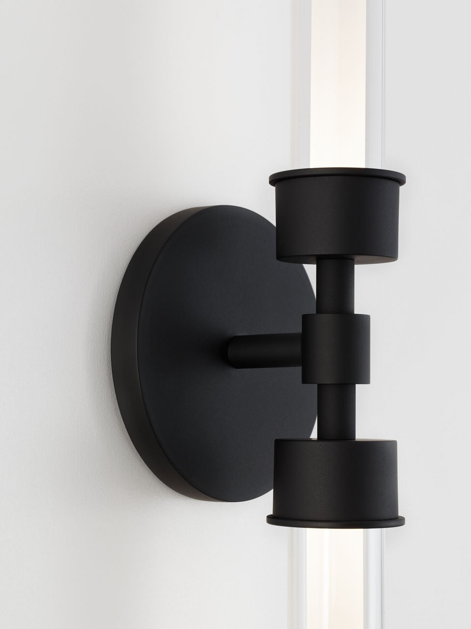 Linger Wall/Bath 2-Light Vanity Nightshade Black LED 90 CRI 3000K 120V
