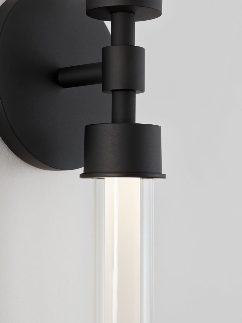 Linger Wall/Bath 2-Light Vanity Nightshade Black LED 90 CRI 3000K 277V
