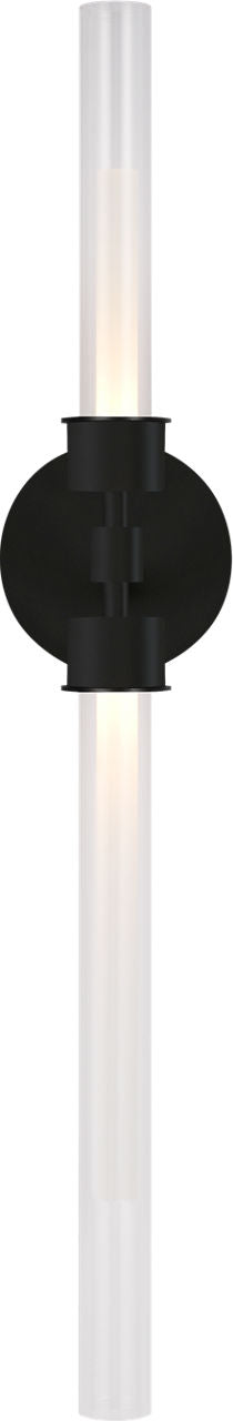 Linger Wall/Bath 2-Light Vanity Nightshade Black LED 90 CRI 3000K 120V