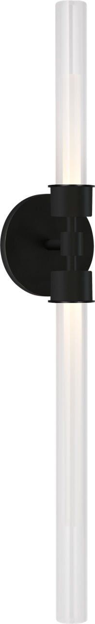 Linger Wall/Bath 2-Light Vanity Nightshade Black LED 90 CRI 3000K 277V