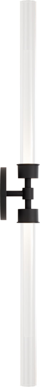 Linger Wall/Bath 2-Light Vanity Nightshade Black LED 90 CRI 3000K 120V