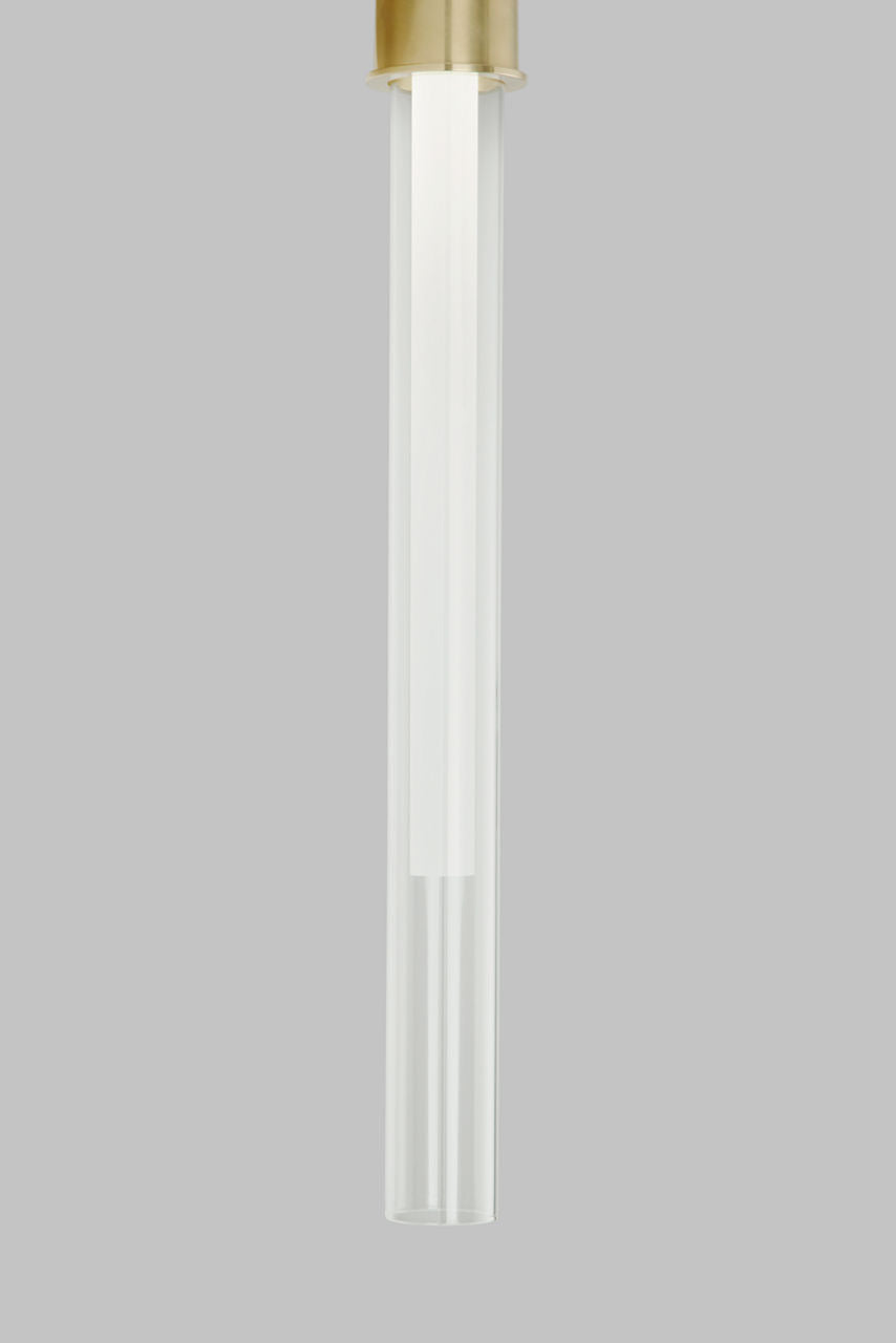 Linger Wall/Bath 2-Light Vanity Natural Brass LED 90 CRI 3000K 120V