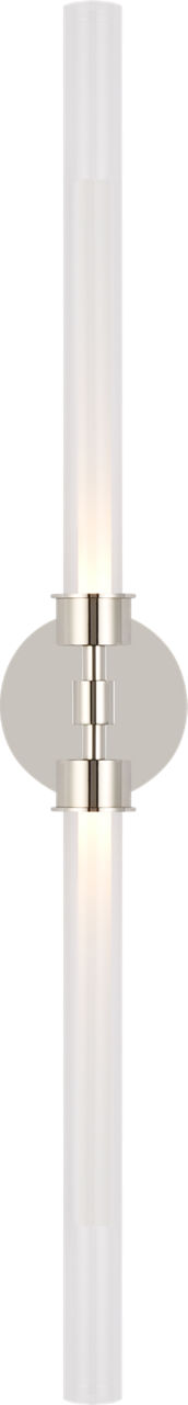 Linger Wall/Bath 2-Light Vanity Polished Nickel LED 90 CRI 3000K 277V