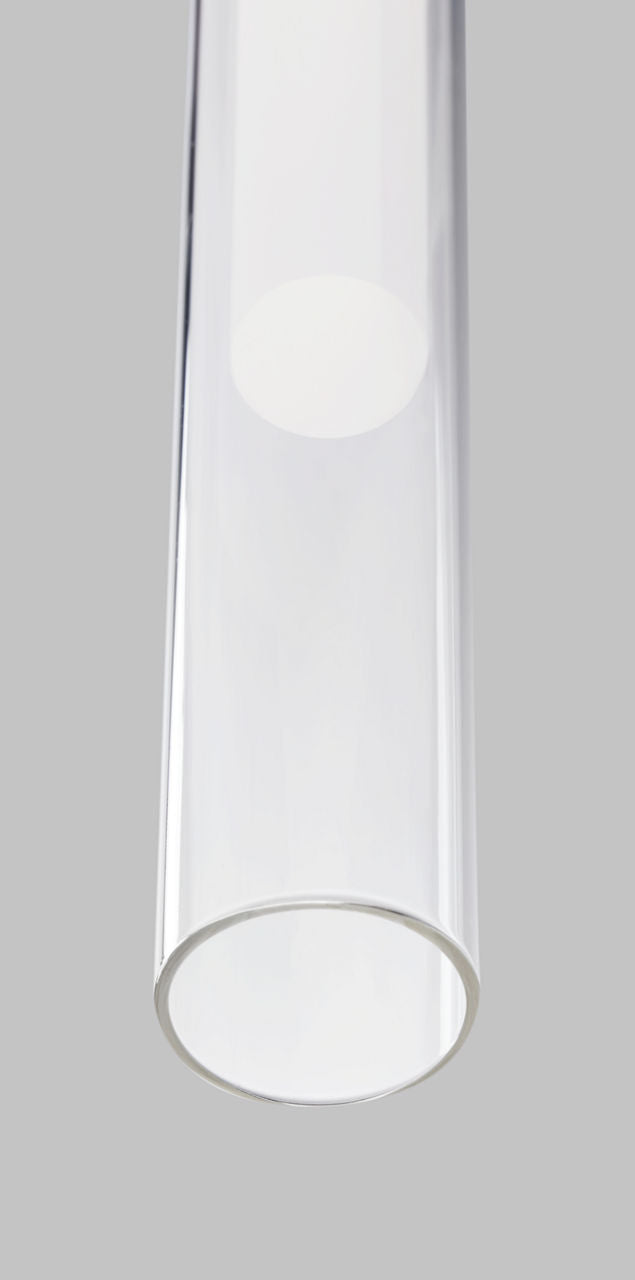 Mini Linger Pendant | Nightshade Black | Outer Glass | inner acrylic Monopoint Bulb(s) Included