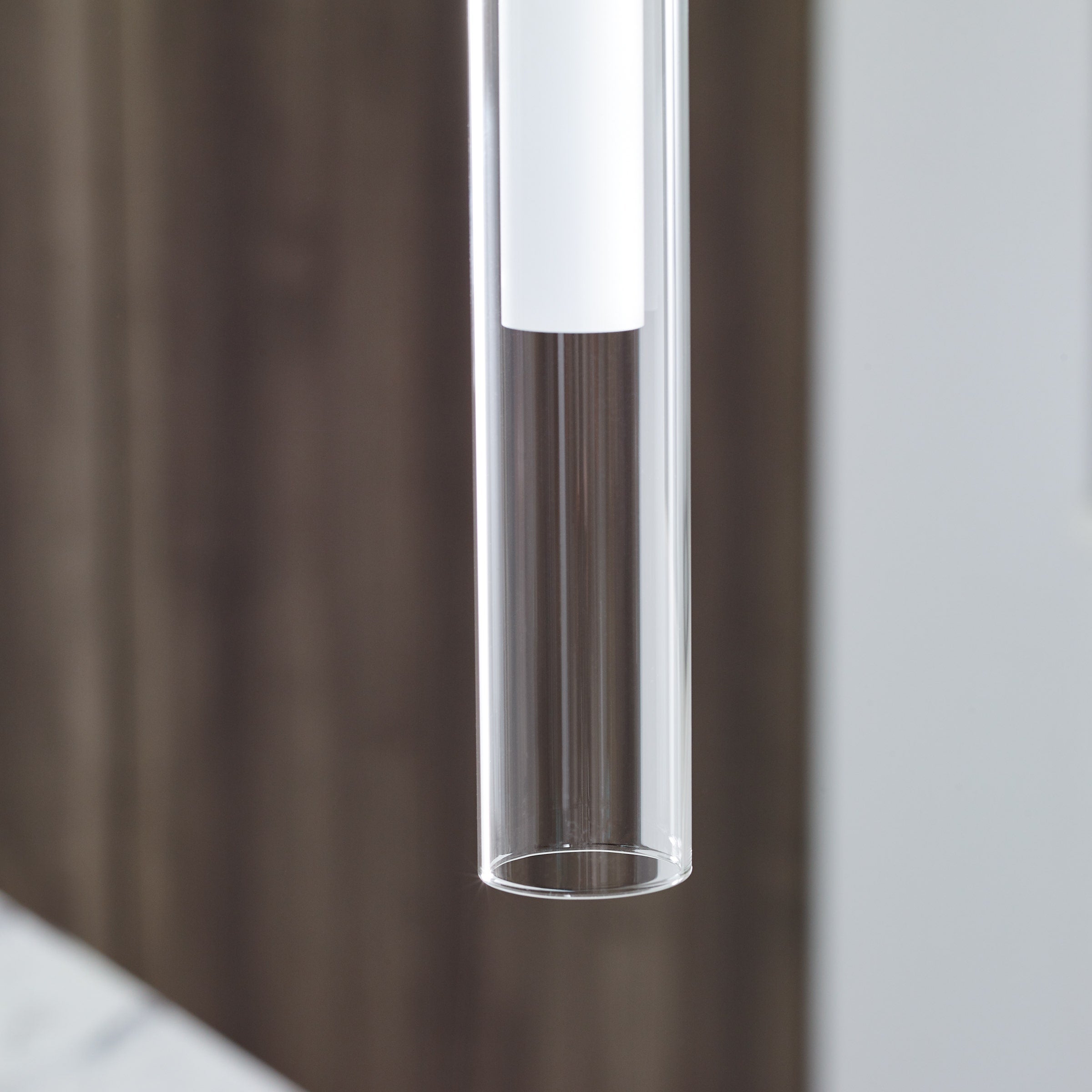 Mini Linger Pendant | Nightshade Black | Outer Glass | inner acrylic FreeJack Bulb(s) Included