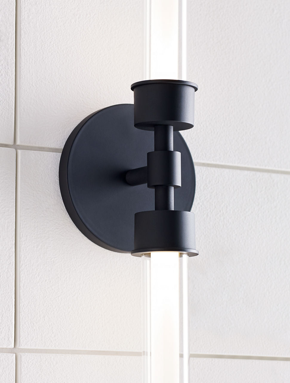 Linger Wall/Bath 2-Light Vanity Nightshade Black LED 90 CRI 3000K 120V
