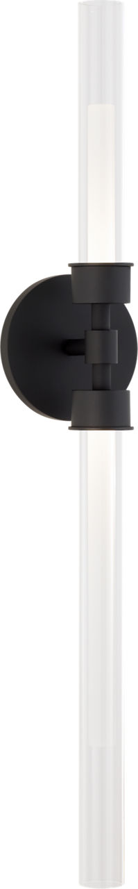Linger Wall/Bath 2-Light Vanity Nightshade Black LED 90 CRI 3000K 120V