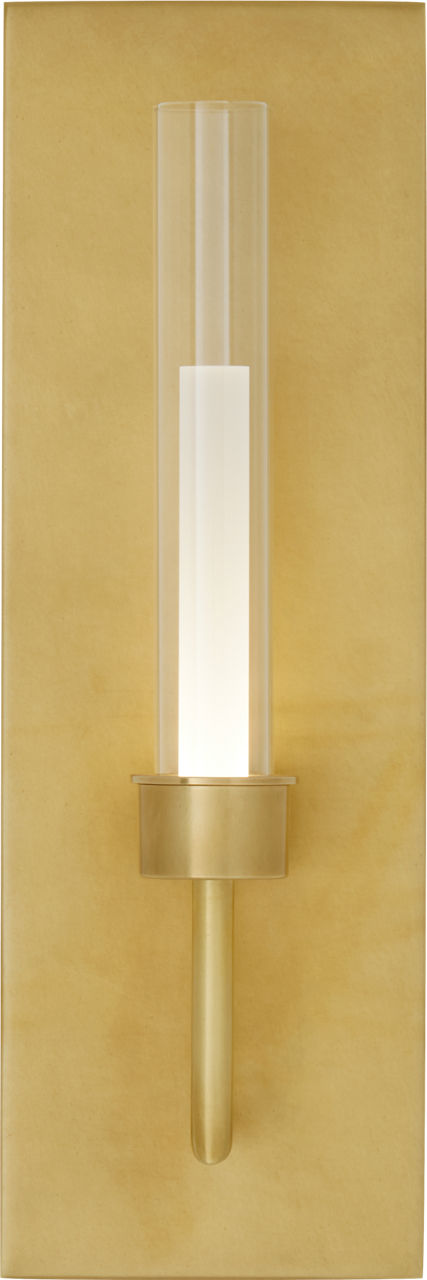 Linger Wall 1 Light Natural Brass 3000K 90 CRI integrated led 90 cri 3000k 120v (t24)