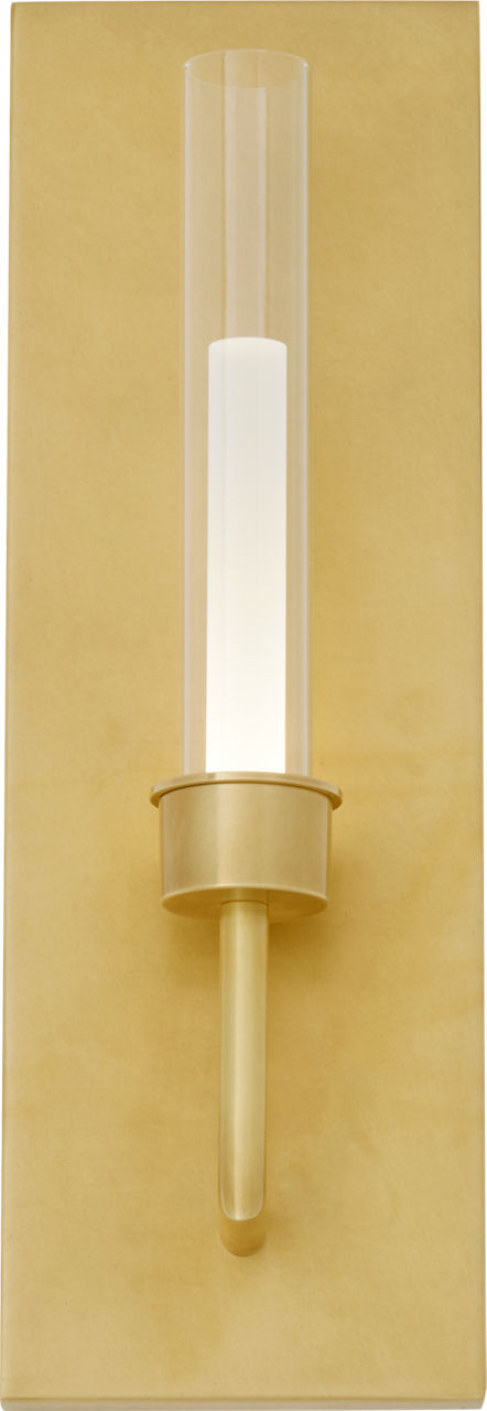 Linger Wall 1 Light Natural Brass 3000K 90 CRI integrated led 90 cri 3000k 120v (t24)