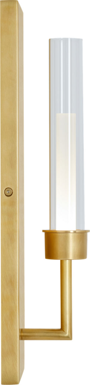 Linger Wall 1 Light Natural Brass 3000K 90 CRI integrated led 90 cri 3000k 120v (t24)