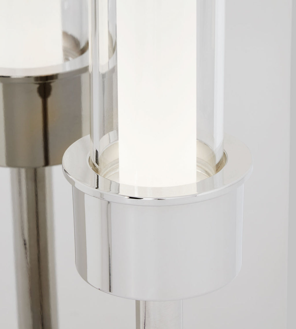 Linger Wall 1 Light Polished Nickel Integrated LED 90 CRI 3000K 120V