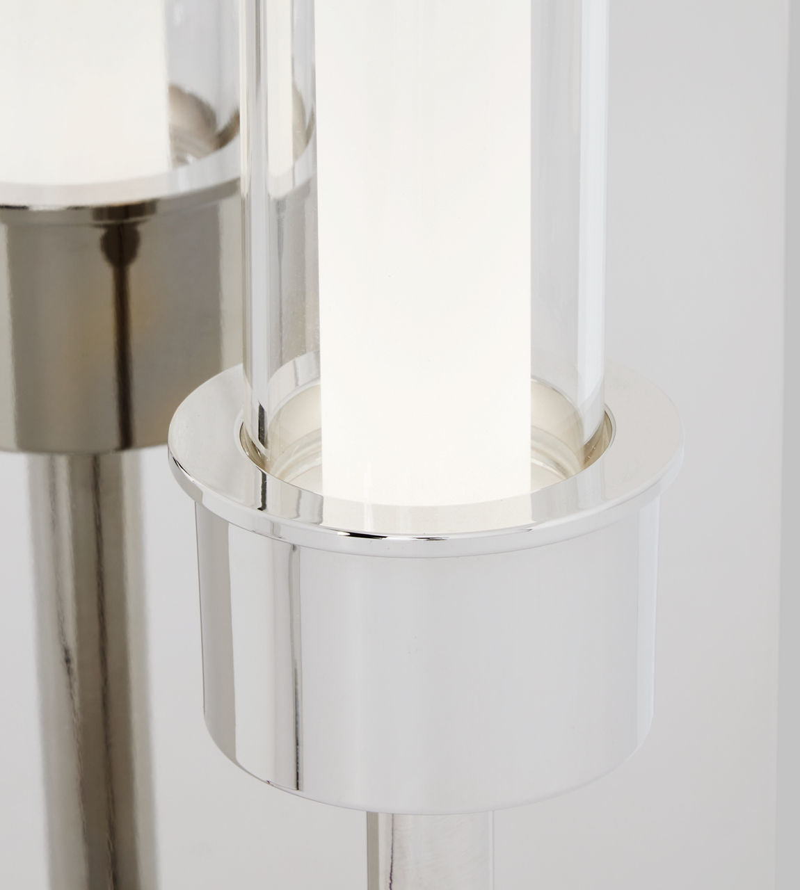 Linger Wall 1 Light Polished Nickel Integrated LED 90 CRI 3000K 277V