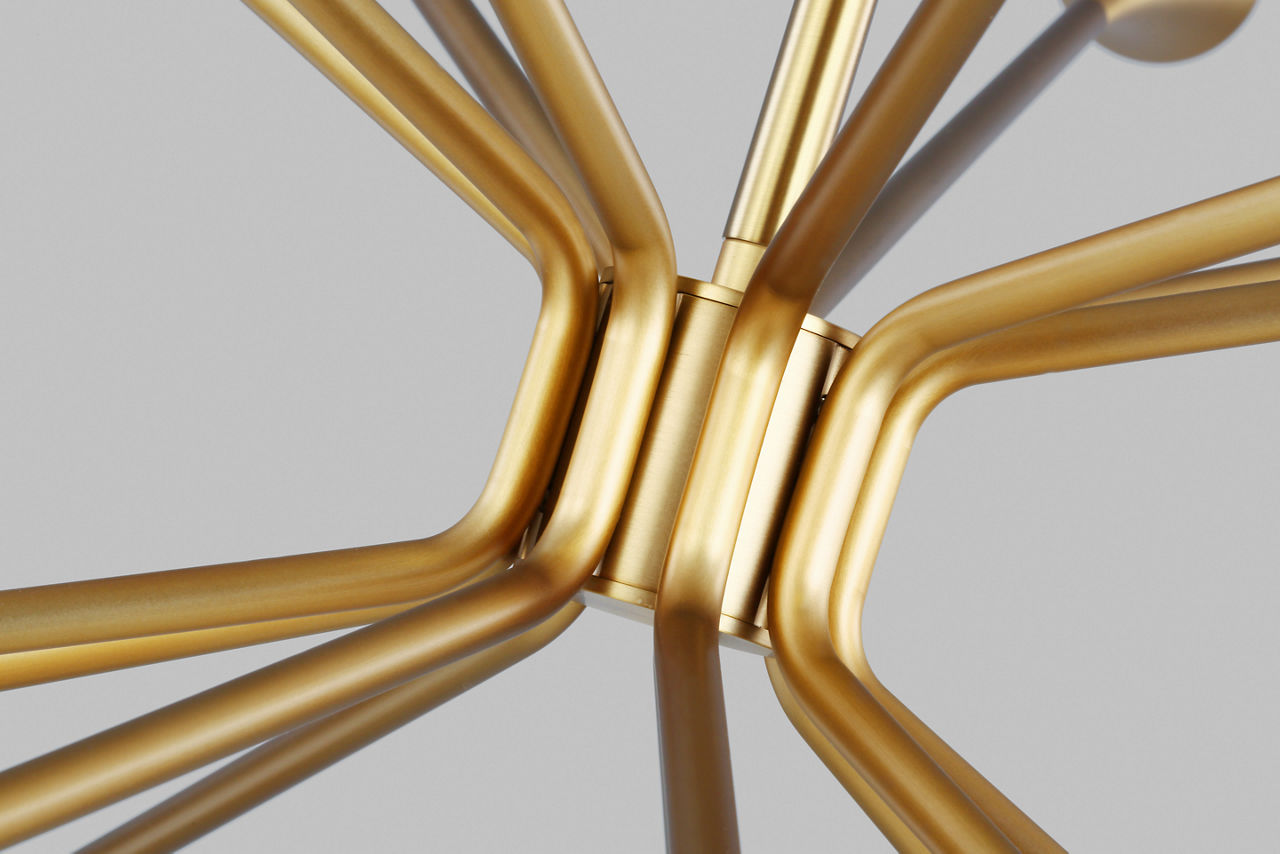 Lody 20-Light Chandelier 20-LIGHT Aged Brass Integrated LED 90 CRI 3000K 120-277V(t20/t24)