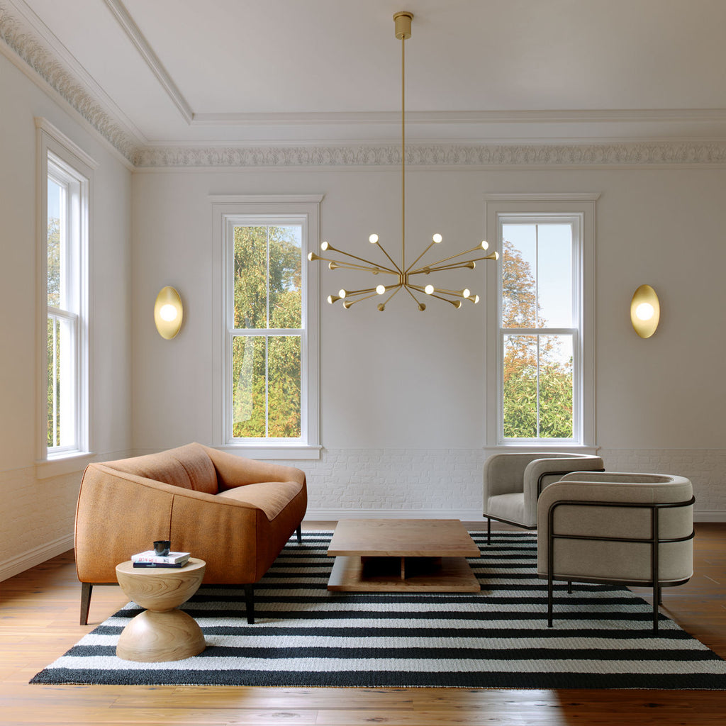 Lody 20-Light Chandelier 20-LIGHT Aged Brass Integrated LED 90 CRI 3000K 120-277V(t20/t24)