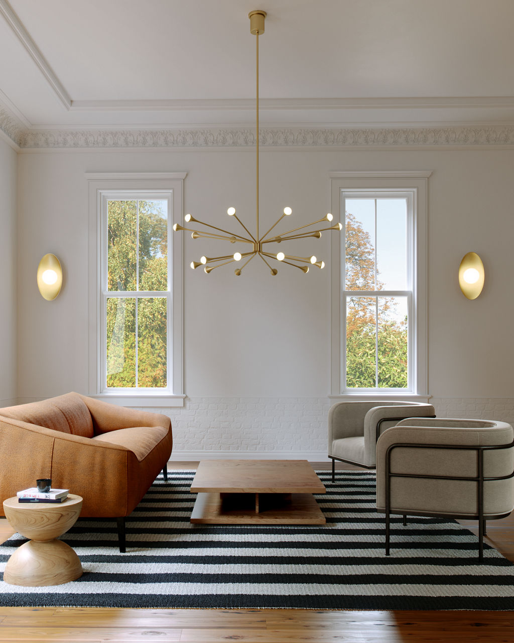 Lody 20-Light Chandelier 20-LIGHT Aged Brass Integrated LED 90 CRI 3000K 120-277V(t20/t24)