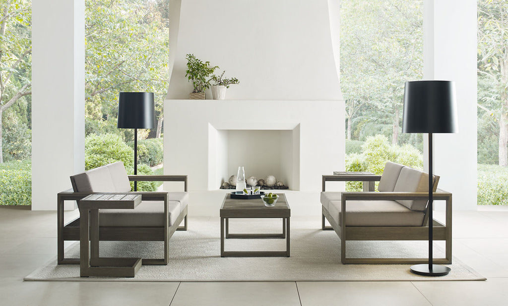 Lucia Outdoor Large Floor Lamp Black 2700K 90 CRI